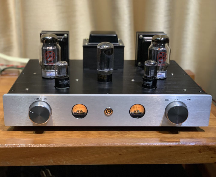 Amply đèn KT88 công suất 12w/kênh