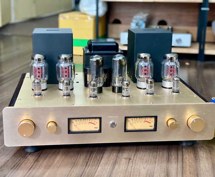 AMPLY ĐÈN EL34PP CS 30W KẾT HỢP CHỈNH BASS TREBLE